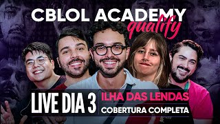 Ilha das Lendas 🏝️ Qualify CBLOL Academy 🔴 AO VIVO E COM IMAGENS 🔴 [upl. by Africah]