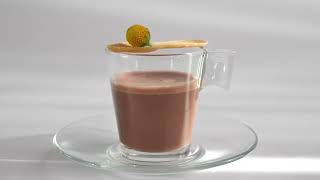 Plant Based Sechuan Button Hot Chocolate with Tuile Spoon [upl. by Palm958]