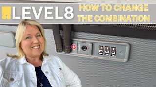 Level8 Luggage Changing Your TSA Lock Combination Easily [upl. by Paule]