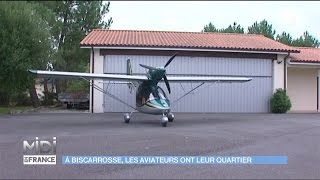 A Biscarrosse une ville aéronautique [upl. by Atsillac406]