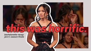 the worst ending in bachelorette history bachelorette recap jenn’s season finale 2024 [upl. by Gunter]