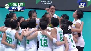 DLSU returns to the Finals  UAAP Season 84 Womens Volleyball [upl. by Dine]