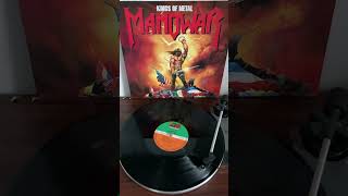 manowar kingsofmetal heavymetal 80smetal vinylcommunity vinylrecords musiccollection shorts [upl. by Orten]