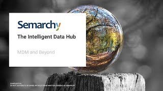 The Intelligent Data Hub MDM and Beyond  Webinar Recording [upl. by Amias]