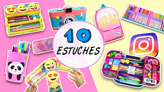 10 INCREIBLES Estuches o Lapiceras  Regreso a Clases  Manualidades aPasos [upl. by Ygief]