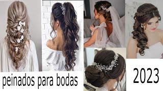 PEINADOS PARA NOVIAS 2023 [upl. by Names]