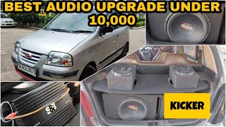 Modified Hyundai Santro  Audio Upgrade  Kicker Woofer  JBL  Santro Xing [upl. by Melania677]