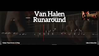 Van Halen  Runaround  Tab Guitar [upl. by Hobbie]