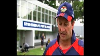 Sydenham Cricket Club on the Cricket Show SkyTV [upl. by Stonwin]