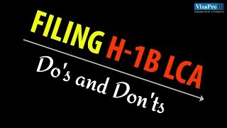 DOL Penalizes for H1B LCA Violations Develop Compliance Strategy [upl. by Ttreve]