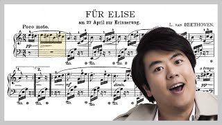 Fur Elise  Performed by Lang Lang with Sheet Music [upl. by Atsilac]