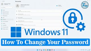 ✅ How To Change Your Password in Windows 11  Windows 11 Me Apna Password Kaise Change Kare [upl. by Ez698]