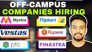 Flipkart Rupeek Ptc Finastra Biggest Hiring Update  OFF Campus Drive For 2024 2023 2022 Batch [upl. by Maguire]