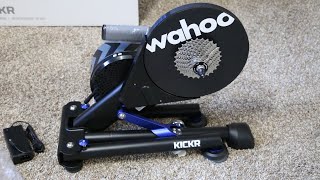 Wahoo KICKR Smart Trainer V5  Unboxing amp Initial Setup  2021 Santa Cruz Stigmata [upl. by Carthy]