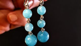 You can do these dangle earrings at home [upl. by Ellahcim]