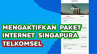 Mengaktifkan Paket Roaming Telkomsel Singapore  Internetan Di Singapura Hanya Pakai Telkomsel [upl. by Ignatzia]