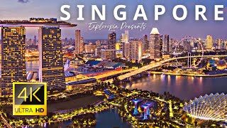 Singapore 🇸🇬 in 4K ULTRA HD HDR 60 FPS Video by Drone [upl. by Zaob]