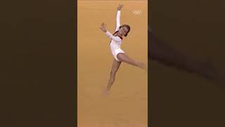 Throwing it way back to 1972 with Olga Korbuts floor routine 🕺 [upl. by Anahsit]