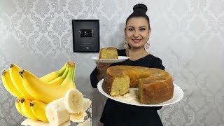 BOLO DE BANANA SIMPLES FOFINHO E MUITO FÁCIL DE FAZER Culinária em Casa [upl. by Ileyan483]