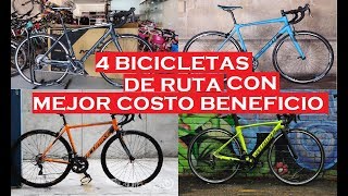 4 Bicicletas de Ruta 2018 con Mejor Costo Beneficio [upl. by Eceer]