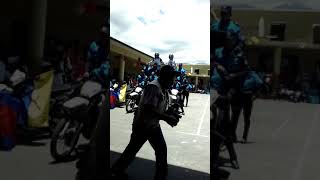 ESCUELA DR JOSE MARIA VELASCO IBARRA  POLICIA NACIONAL MOTOCICLETAS [upl. by Syhr]