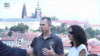 Interview with Andrew and Indira Feustel in Prague [upl. by Younger990]