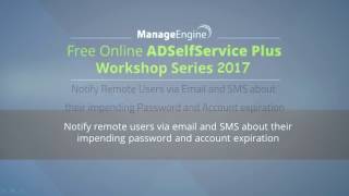 Notify Remote Users via Email and SMS about their impending Password and Account Expiration [upl. by Oliver]