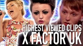 TOP 10 MOST VIEWED PERFORMANCES The X Factor UK [upl. by Natanoy]