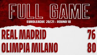 Real Madrid  Olimpia Milano FULL GAME [upl. by Yasu794]