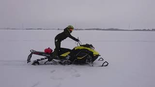 Big 850 skidoo wheelie [upl. by Marlette990]