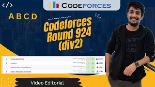 Codeforces Round 924 Div 2  A B C D  Video Editorial [upl. by Carrie881]