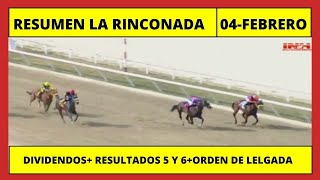 RESUMEN COMPLPETO 👉 LA RINCONADA INH hoy Domingo 4 de Febrero de 2024 [upl. by Giwdul335]