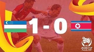 Uzbekistan vs DPR Korea AFC Asian Cup Australia 2015 Match 3 [upl. by Ninnetta]