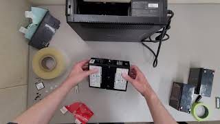 Fixing an APC battery backup that had dead batteries with aftermarket ones saving [upl. by Valida872]