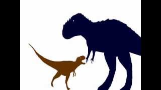 rajasaurus vs vastatosaurus rex [upl. by Assiralc573]