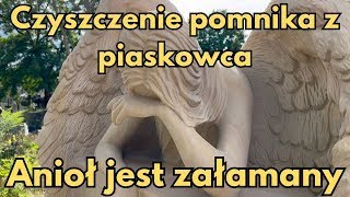 Odkrywanie tajemnic Rozpoczęto renowację pomnika z piaskowca [upl. by Belamy]