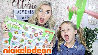 NICKELODEON SLIME ADVENT CALENDAR  FT MY 6 YEAR OLD NIECE [upl. by Siger]