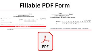 How to Create PDF Fillable Form [upl. by Daberath708]