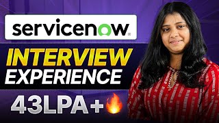 ServiceNow Interview Experience  Placement Journey 🔥 [upl. by Gottuard511]