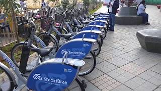 Hyderabad Metro Rail Smart Bike at Miyapur Metro Station [upl. by Lancelle]