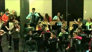 Musiques et danses Irlandaises AURILLAC mars 2015 concert avec les élèves 4 [upl. by Ahsiema]