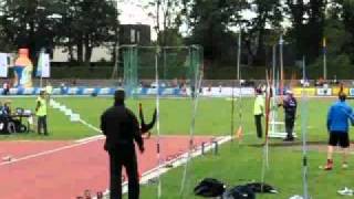 Slow motion Javelin throw Timothy Herman Keien Meeting Uden 2011 [upl. by Savior]