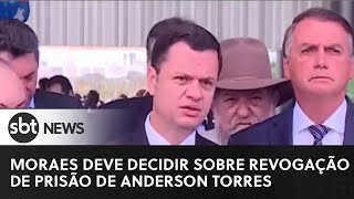 Moraes deve decidir sobre revogação de prisão de Anderson Torres  SBTNewsnaTV 070223 [upl. by Htiel734]