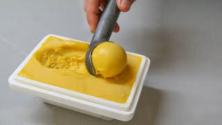 Sorbete de Mango y Maracuyá  Mango and Passion Fruit Sorbet [upl. by Jelena]