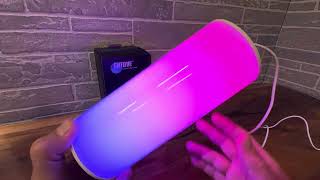 Enbrighten Color Fusion LED Lamp Modern Night Light Review [upl. by Alair322]