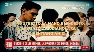 Leonardo suicida a 15 anni  Storie italiane 22102024 [upl. by Eidissac]