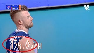 Ivan Zaytsev Serve 134 Kmh  New World Record  Volleyball National League [upl. by Nickie75]