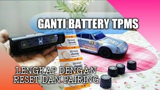 🔴CARA LENGKAP‼️ GANTI BATTERY TPMS RESET DAN PAIRING [upl. by Lleuqram184]