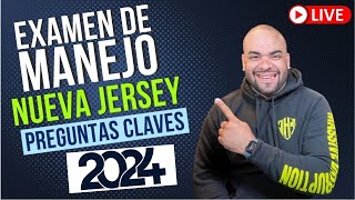 EXAMEN TEORICO DE MANEJO NEW JERSEY 2024 I Aprobarás con estas preguntas [upl. by Onaireves910]