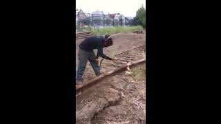 Unsafe Pipe Cutting Accident  Welding amp Cutting Safety [upl. by Ecissej]